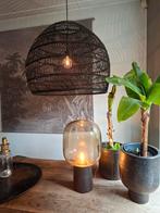Hanglamp wickcer hk living maat L, zwart, Huis en Inrichting, Ophalen, Overige materialen, Rotan, 75 cm of meer