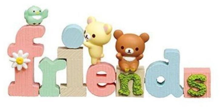 Rilakkuma Re-Ment Collection of Words #2 Friends, Verzamelen, Poppetjes en Figuurtjes, Nieuw, Ophalen of Verzenden