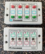 Viessmann schakelkastjes 5547 en 5550, Overige merken, Wisselstroom, Rails, Ophalen of Verzenden