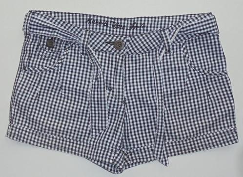 Here & there ruiten kort broekje maat 152 met 2 voorzakken,, Kinderen en Baby's, Kinderkleding | Maat 152, Gebruikt, Meisje, Broek
