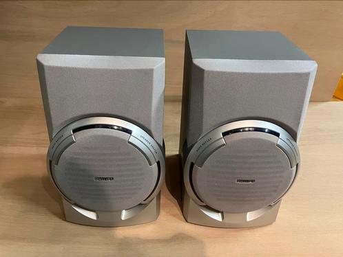Phillips boekenplank speakers zo goed als nieuw, Audio, Tv en Foto, Luidsprekers, Zo goed als nieuw, Front, Rear of Stereo speakers