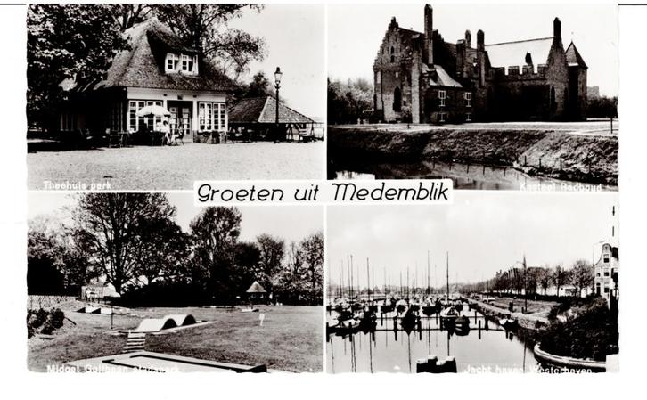 Ansicht Medemblik gelopen (1062), Verzamelen, Ansichtkaarten | Nederland, Gelopen, Noord-Holland, 1960 tot 1980, Ophalen of Verzenden