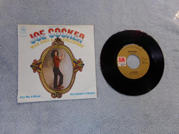Joe Cocker - cry me a river, Cd's en Dvd's, Vinyl Singles, Gebruikt, Single, Overige genres, 7 inch, Verzenden