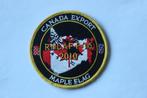 patch canada export  maple flag 2010 Leeuwarden Volkel rnlaf, Verzenden, Zo goed als nieuw, Patch, Badge of Embleem