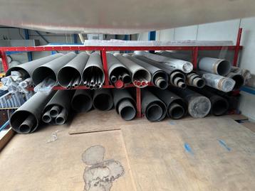Industriele kunststof buizen PVC + PE + PP beschikbaar voor biedingen