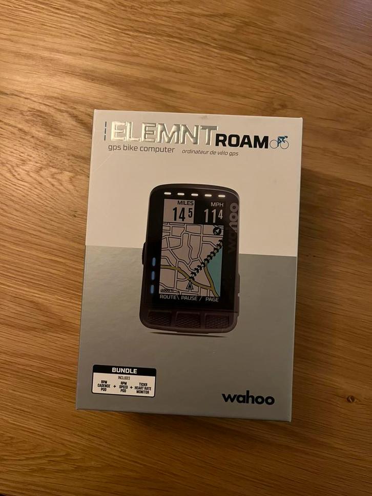 Wahoo Elemnt Roam V1, Fietsen en Brommers, Fietsaccessoires | Fietscomputers, Gebruikt, Ophalen of Verzenden