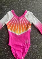 Turnpakje met veel steentjes, Sport en Fitness, Turnen, Ophalen of Verzenden, Zo goed als nieuw, Roze, Turnpak(je)