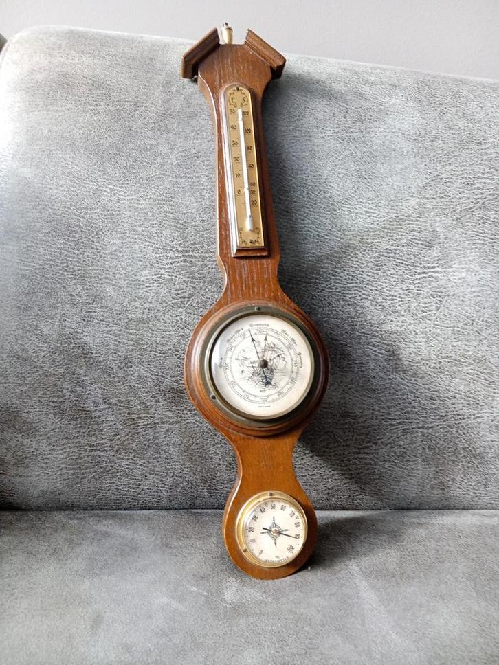 Mooi weerstation / barometer in nette staat, Audio, Tv en Foto, Weerstations en Barometers, Zo goed als nieuw, Weerstation, Ophalen of Verzenden