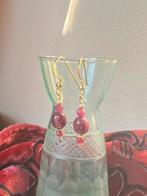 Robijn ultieme liefde passie beschermt geluk uniek energie, Sieraden, Tassen en Uiterlijk, Oorbellen, Nieuw, Ophalen of Verzenden