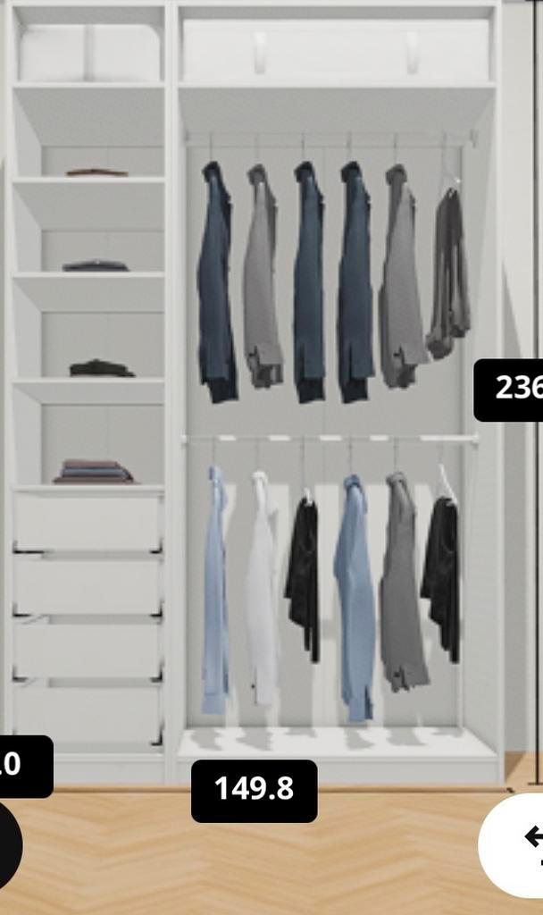 Ikea pax kast, Huis en Inrichting, Kasten | Schoenenrekken, Zo goed als nieuw, Ophalen