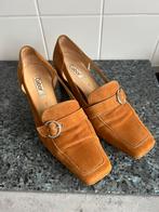 Gabor suède loafers/ mocassins, cognac kleur maat 7 =40½, Ophalen of Verzenden, Zo goed als nieuw, Bruin, Instappers