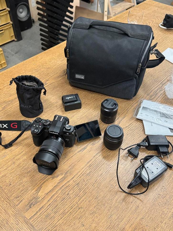 Panasonic Lumix G met 3 lenzen., Audio, Tv en Foto, Fotocamera's Digitaal, Zo goed als nieuw, Compact, Overige Merken, 8 keer of meer