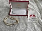 Vintage Namida Parelketting met Certificaat, Wit, Ophalen of Verzenden, Zo goed als nieuw, Overige materialen