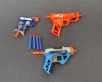 3 Kleine Nerf Guns met pijltjes, Ophalen of Verzenden, Zo goed als nieuw