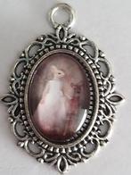 Kleine kettinghanger hanger met brocant hertje en konijntje, Overige materialen, Nieuw, Ophalen of Verzenden, Zilver