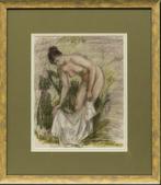 Sierk Schroder 1903 2002  - originele pastel, Ophalen of Verzenden