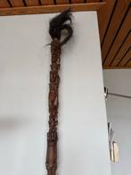 Ceremoniële staf uit Nigeria met figuren, Antiek en Kunst, Ophalen of Verzenden