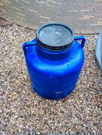 Blauwe Regenton - 80 Liter, Tuin en Terras, Regentonnen, Ophalen, Kunststof, Gebruikt, Met kraantje