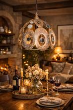 Partij lampen antiek gouden PTMD Carla hanglampen, NHP International, Sales@nhp-international.com, Ophalen of Verzenden, Metaal