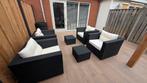 Mooie antraciete / zwarte Bellagio wicker loungeset., Ophalen, Zo goed als nieuw, Wicker