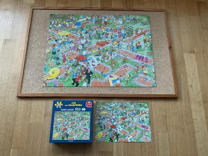 Jan van Haasteren Comic Puzzel - Crazy Golf 950 stukjes, Hobby en Vrije tijd, Denksport en Puzzels, Zo goed als nieuw, 500 t/m 1500 stukjes