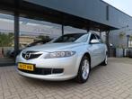 Mazda 6 1.8I TOURING II Ecc Cruise Trekhaak 2006, Origineel Nederlands, Te koop, Zilver of Grijs, 5 stoelen