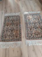 2 Handgeknoopte Tunesische Tapijtjes - Zo Goed Als Nieuw, 100 tot 150 cm, Vintage, Zo goed als nieuw, Bruin