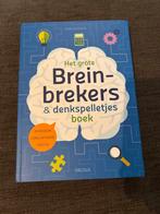 Het Grote Breinbrekers & Denkspelletjes Boek, Ophalen of Verzenden, Minder dan 500 stukjes, Zo goed als nieuw, Puzzelboek