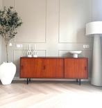 🤎 Vintage retro dressoir lowboard tv-kast jaren ‘60 teak, Huis en Inrichting, Ophalen, Zo goed als nieuw, 25 tot 50 cm, 150 tot 200 cm