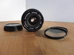 ✅ 28mm * Olympus OM , Zuiko , Auto-W Groothoek Wide-Angle, Ophalen, Gebruikt, Groothoeklens