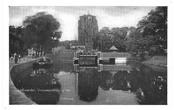 959672 Leeuwarden Friesland jr 50 60 Vrouwepoortsbrug   beschikbaar voor biedingen