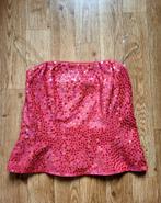 Disco top bandeau korset pailletten, Kleding | Dames, Tops, Ophalen of Verzenden, Zo goed als nieuw, Korte mouw, Vera Mont