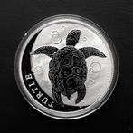NIue 1 ounce zilver Hawksbill turtle (2022), Postzegels en Munten, Edelmetalen en Baren, Zilver, Verzenden