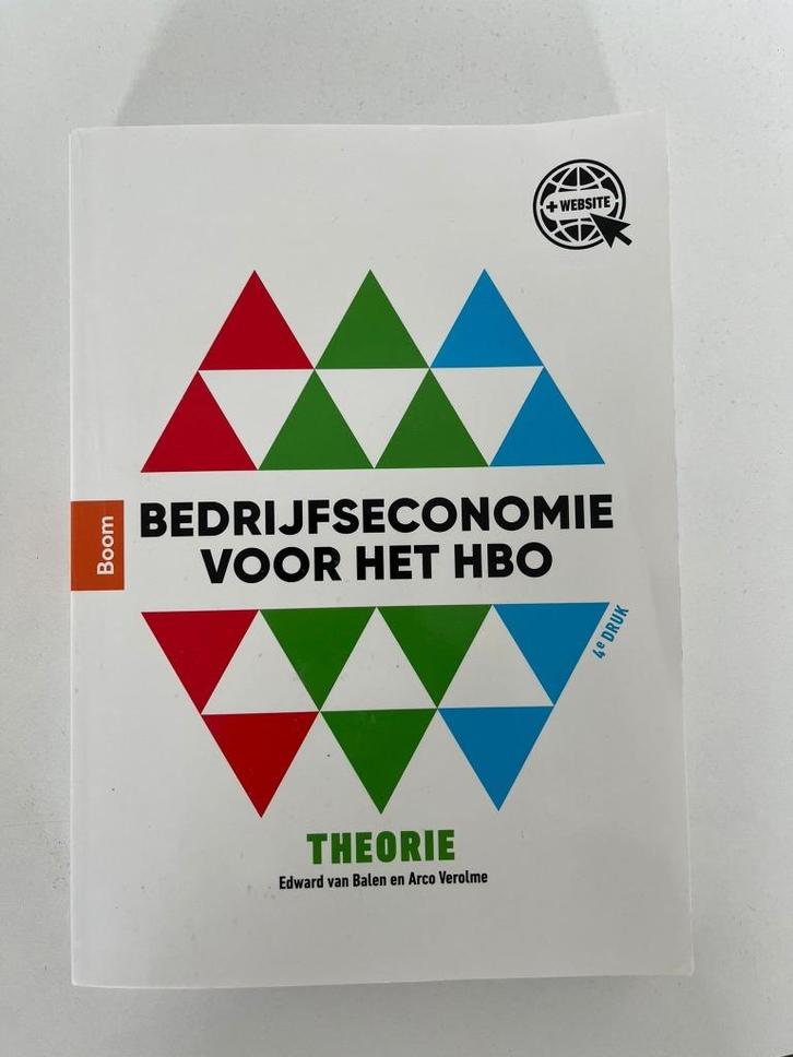 Bedrijfseconomie voor het HBO, Boeken, Schoolboeken, Zo goed als nieuw, Bedrijfseconomie of M&O, Overige niveaus, Ophalen of Verzenden