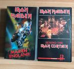 Iron maiden VHS maiden england en behind the iron curtain, Vanaf 12 jaar, Ophalen of Verzenden, Gebruikt, Muziek en Concerten
