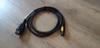 Schuko -> Neutrik Powercon True1 kabel 2 meter 3G1,5, Ophalen of Verzenden, Nieuw, Overige typen