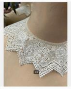 Antiek fijn gehaakt kraagje bloem, Antiek en Kunst, Ophalen of Verzenden