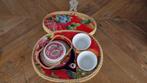 oud Asian theeset in rietenmand, Antiek en Kunst, Antiek | Porselein, Ophalen of Verzenden