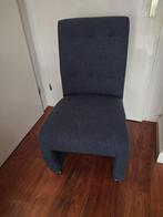 eetkamerstoelen, Gebruikt, Blauw, Ophalen of Verzenden, Vier
