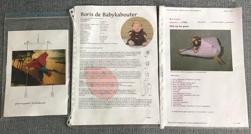 3 leuke patronen 2 kabouters en Niels Holgerson, Hobby en Vrije tijd, Vilt, Zo goed als nieuw, Boek of Patroon, Ophalen of Verzenden