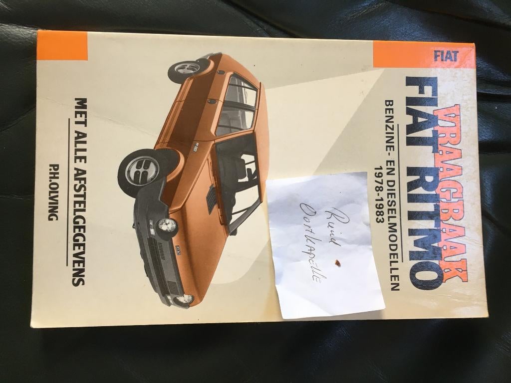 Vraagbaak Fiat Ritmo bwj. 1978 - 1983, Ophalen of Verzenden