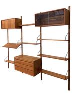 Vintage Poul Cadovius Royal System wandsysteem wallunit, Ophalen