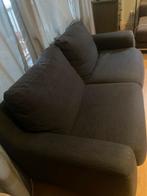 Donkerblauwe bank – 200 x 85 cm, Huis en Inrichting, Banken | Sofa's en Chaises Longues, Ophalen, Gebruikt, Tweepersoons, 75 tot 100 cm