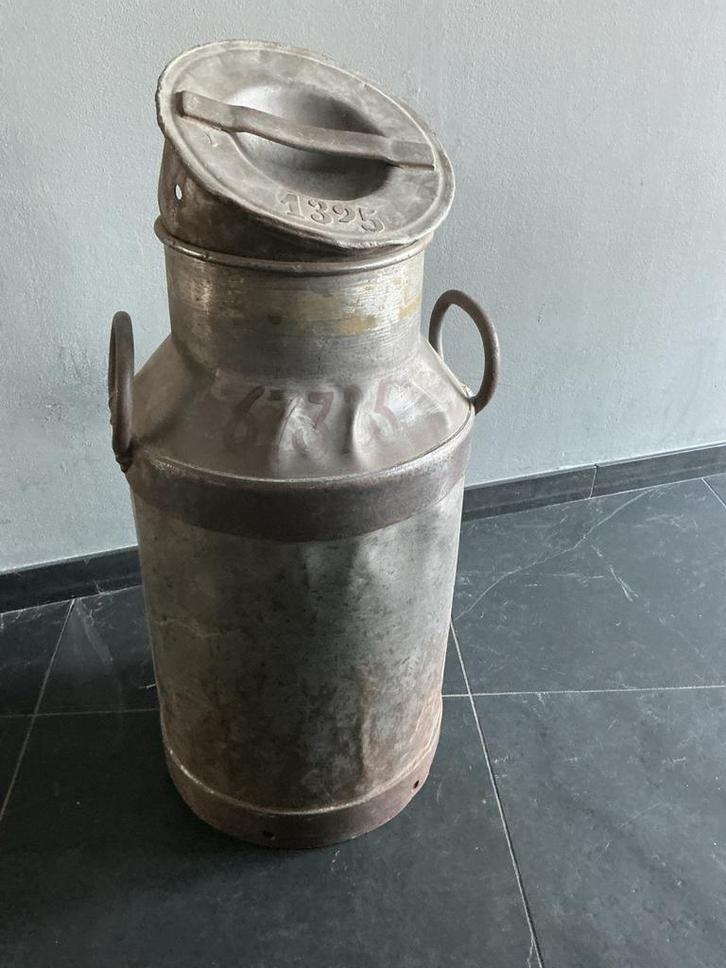 Oude melkbus met filter en deksel, Antiek en Kunst, Antiek | Overige Antiek, Ophalen of Verzenden