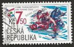 Tsjechie 8, ijshockey, Postzegels en Munten, Postzegels | Europa | Overig, Overige landen, Verzenden, Gestempeld