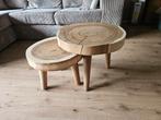 Salon tafeltjes, Huis en Inrichting, Tafels | Bijzettafels, Ophalen, Minder dan 45 cm, Minder dan 55 cm, Rond