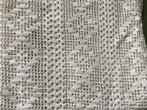 Retro gehaakt Sprei, brocant wit, 180x200cm - Oma's Handwer, Ophalen of Verzenden