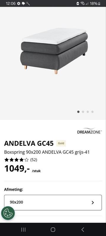 Nieuwe boxspring beschikbaar voor biedingen