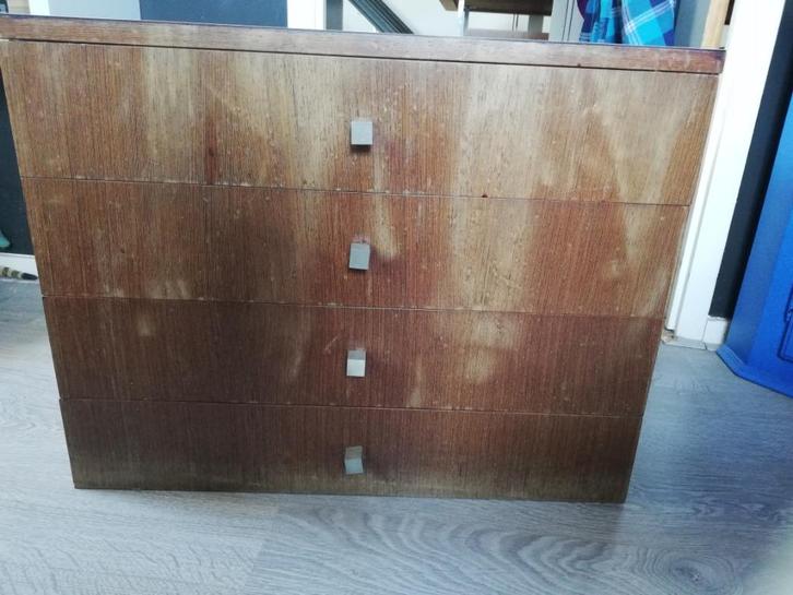 Ladekastje jaren '70, Huis en Inrichting, Kasten | Ladekasten, Gebruikt, Minder dan 100 cm, 50 tot 100 cm, 25 tot 50 cm, 3 of 4 laden