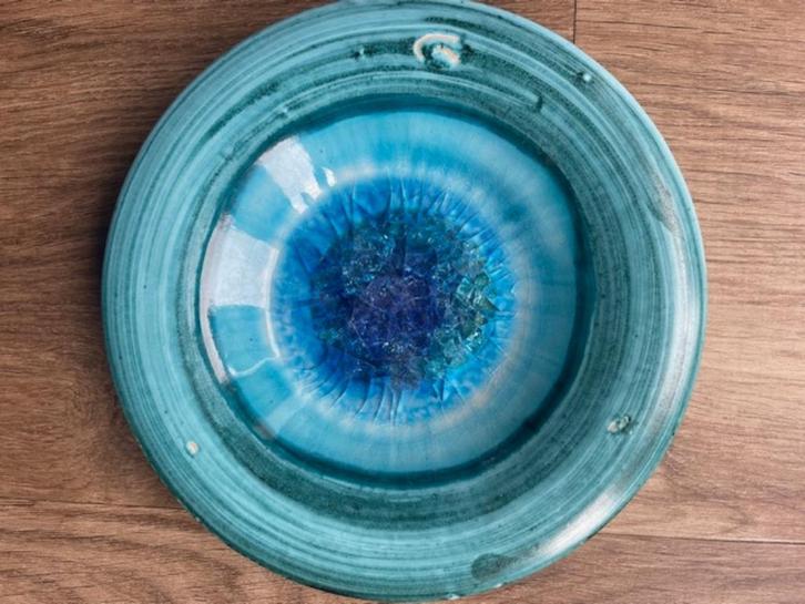 Handgemaakt Italiaans keramieken schaal Alberobello Italië, Antiek en Kunst, Antiek | Schalen, Ophalen of Verzenden